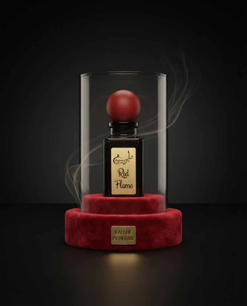 Red Flame Perfume with Premium Acrylic Gift Box | Sweet Unisex Fragrance
