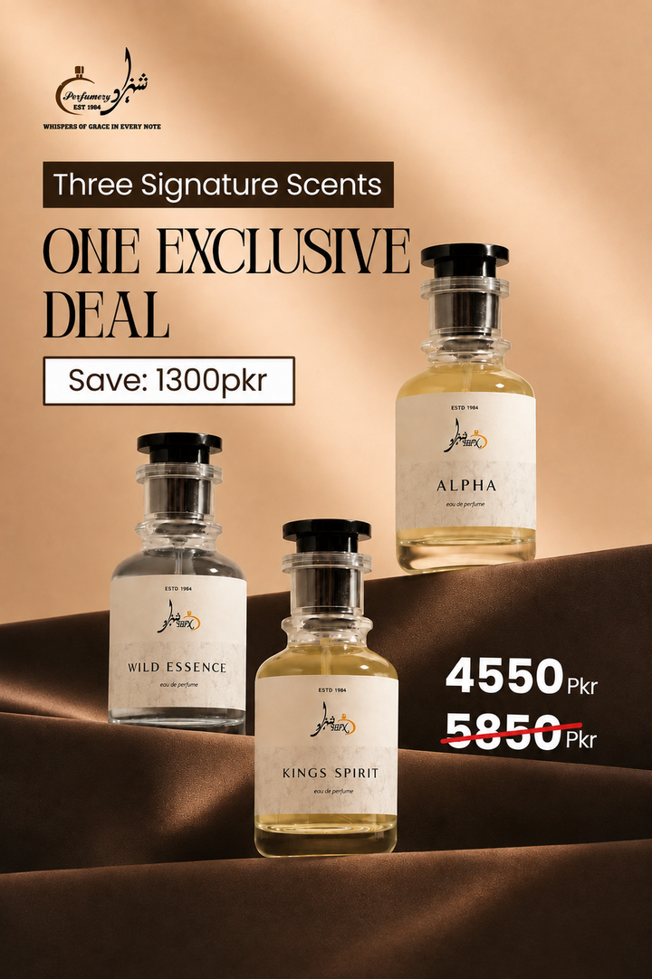3 Premium Perfume Impressions Bundle – Aventus, Sauvage & Wanted Inspired | 50ml Each
