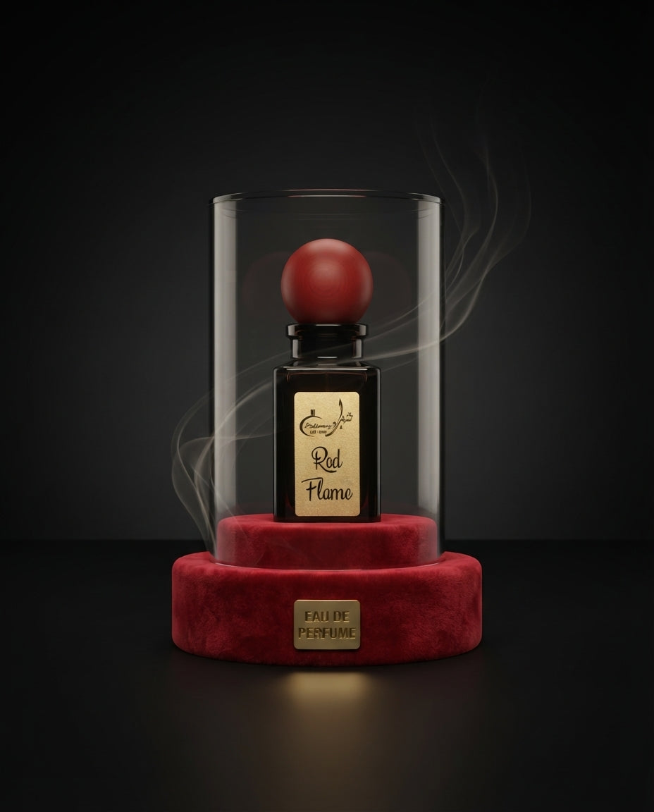 Red Flame Perfume with Premium Acrylic Gift Box | Sweet Unisex Fragrance