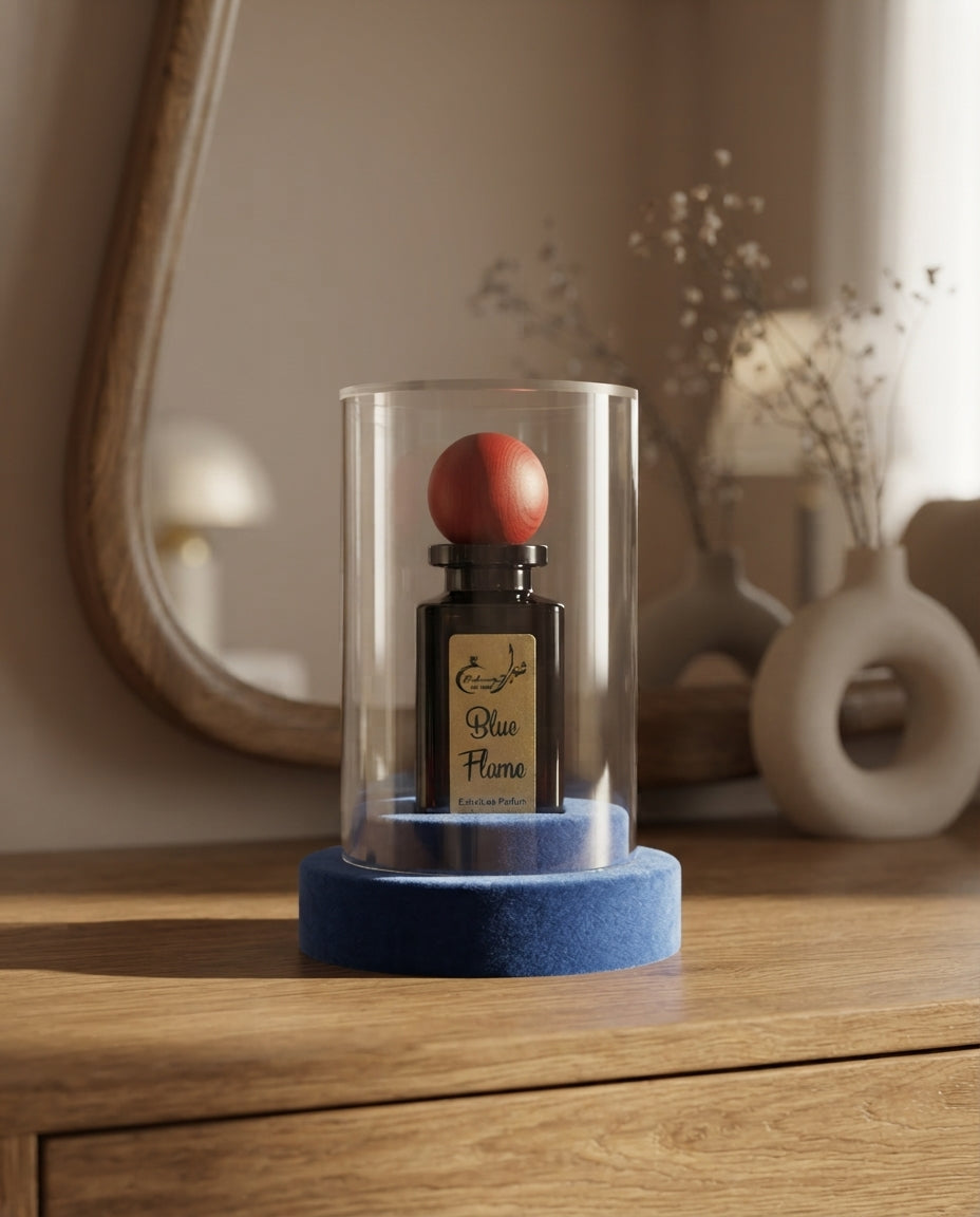 Blue Flame Perfume with Premium Acrylic Gift Box |  Shahzad Perfumery